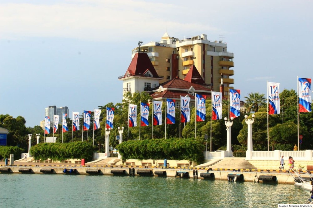 Как выглядит Сочи с моря