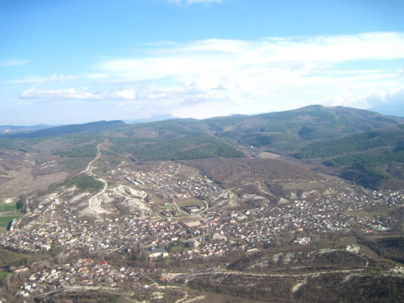 вид на Куйбышево сверху