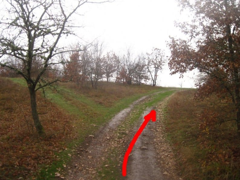 налево в село Белокаменное