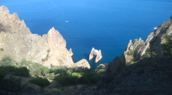 Золотые ворота Карадага фото