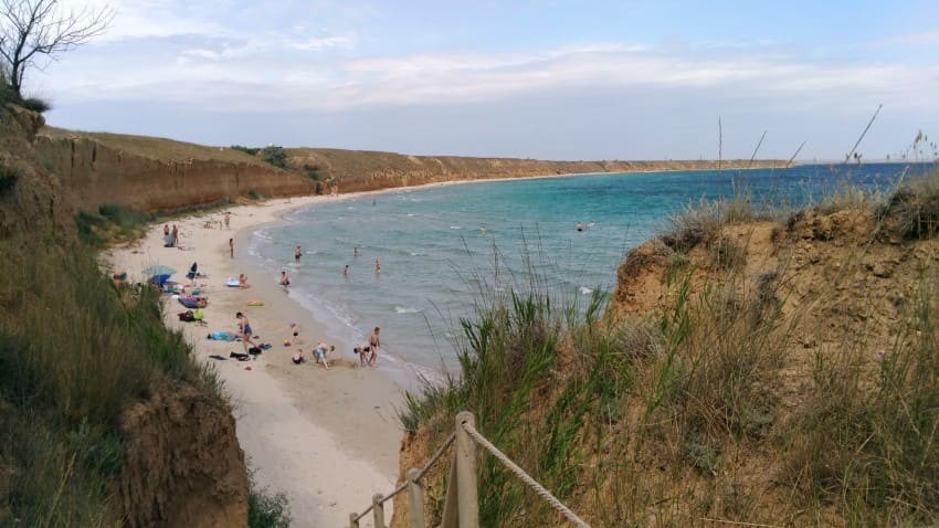 пляжи курорта Марьино в Крыму