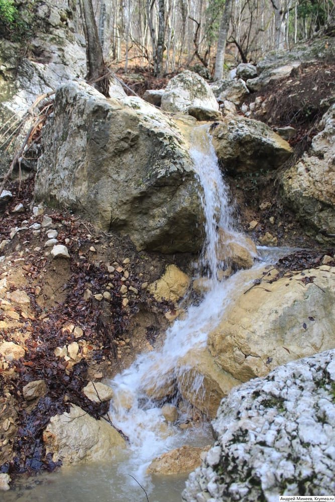 невысокие пороги и каскады - водопады Бойки